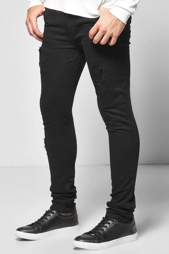 Super Skinny Rip & Repair Jeans